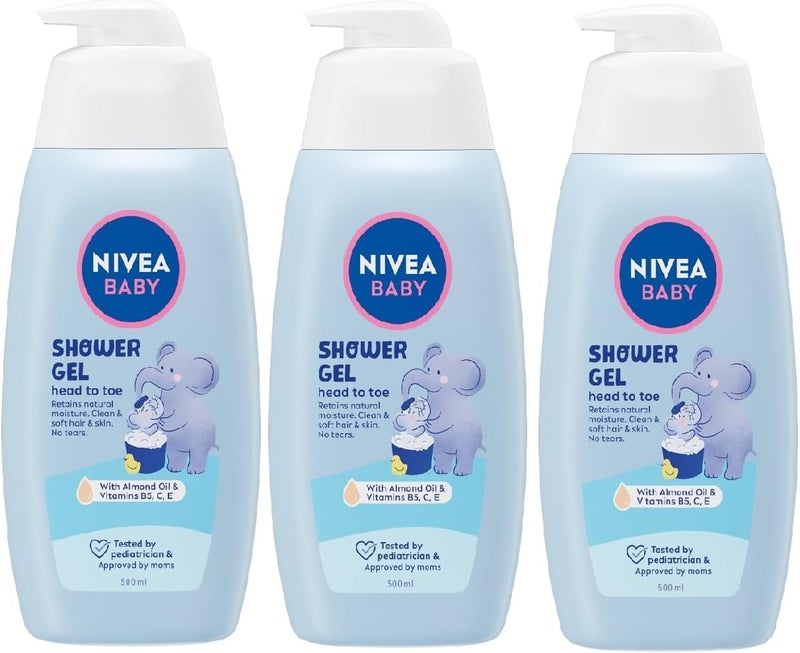 NIVEA Baby Head To Toe Shampoo & Bath with Calendula Extract